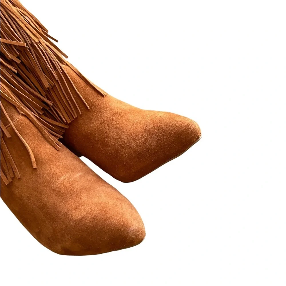 Steve Madden Myrakle Fringed Pointed Toe Boots